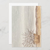 nebensächliche Strandeinladung Einladung (Vorne/Hinten)