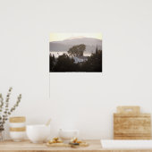 nebensächlicher Sonnenaufgang über dem Columbia-Fl Poster (Küche)