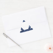 Nebenstar von David Dreieckiger Aufkleber (Umschlag)