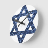 Nebenstar von David Runde Wanduhr (Winkel)