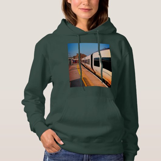Nebenstraße , am Bahnhof Hoodie (Vorderseite)