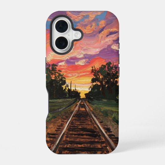 Nebenstraße iPhone 16 Hülle (Rückseite)