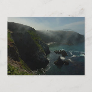 Neblige Anacapa-Insel im Channel Islands National Postkarte