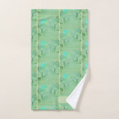 Neblige Shamrock-Handtuch Badhandtuch Set (Handtuch)
