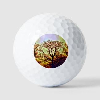 NEBLIGE SONNENBÄUME GOLFBALL