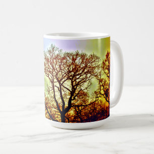 NEBLIGE SONNENBÄUME KAFFEETASSE