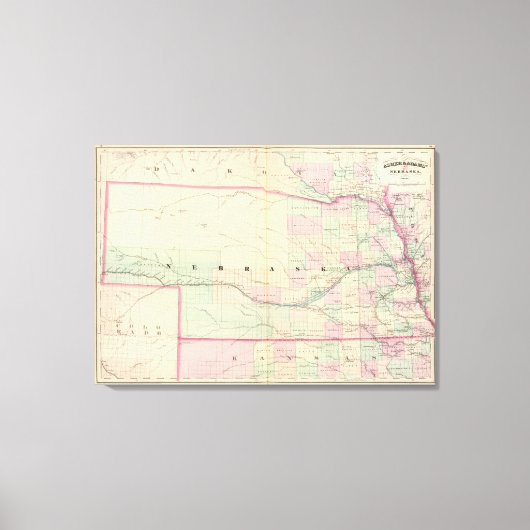 Nebraska 2 leinwanddruck (Vorderseite)