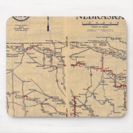 Nebraska 2 mousepad (Vorne)
