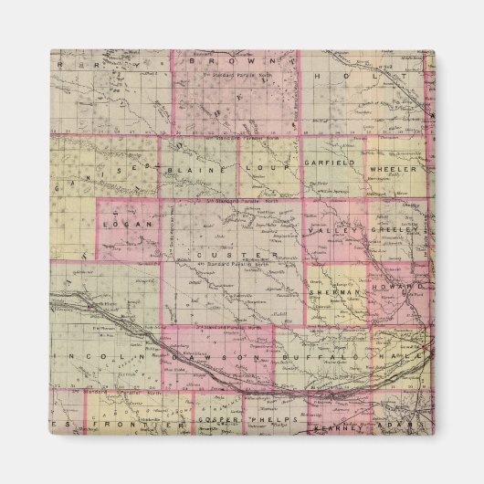 Nebraska 3 magnet (Vorne)