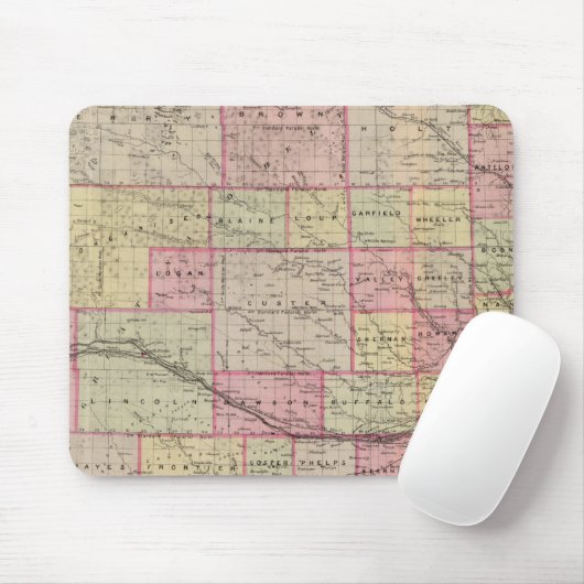 Nebraska 3 mousepad (Mit Mouse)