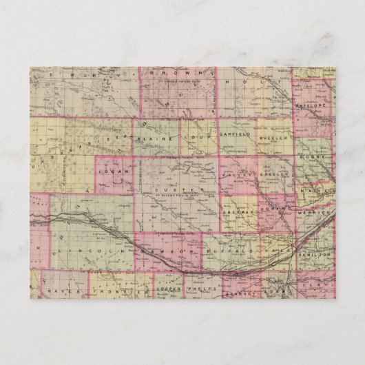 Nebraska 3 postkarte (Vorderseite)