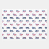 Nebraska, 50 Staaten, Liberty Bell Geschenkpapier Set (Vorderseite)