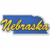 Nebraska Aufkleber (Vorderseite)