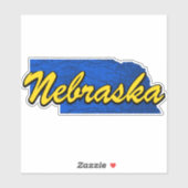 Nebraska Aufkleber (Blatt)
