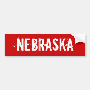Nebraska-Autoaufkleber Autoaufkleber