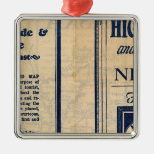 Nebraska Autobahn Ornament Aus Metall