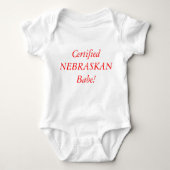 Nebraska-Baby-Ausstattung Onsie Baby Strampler (Vorderseite)