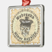 Nebraska Biker Ornament Aus Metall (Links)