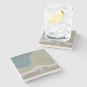 Nebraska bis Kansas Steinuntersetzer (Seitenansicht)