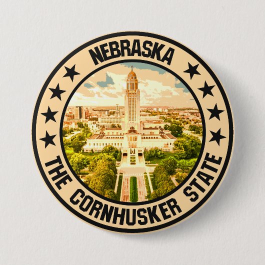 Nebraska Button (Vorderseite)