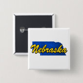 Nebraska Button (Vorne & Hinten)