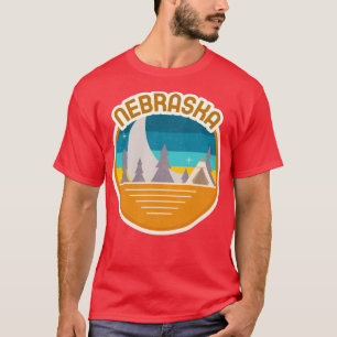 Nebraska Camping Wandern und Backpacken T-Shirt