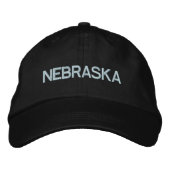 Nebraska Cap Bestickte Kappe (Vorderseite)