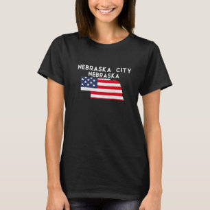 Nebraska City Nebraska USA Staat America Travel Ne T-Shirt