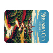 Nebraska City USA Magnet (Horizontal)