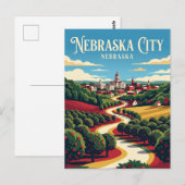 Nebraska City USA Postkarte (Vorne/Hinten)