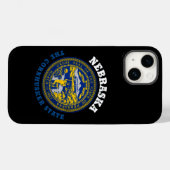 NEBRASKA CORNHUSKER STAAT FLAG Case-Mate iPhone HÜLLE (Rückseite (Horizontal))