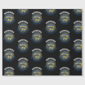 NEBRASKA CORNHUSKER STAAT FLAG GESCHENKPAPIER (Flach)