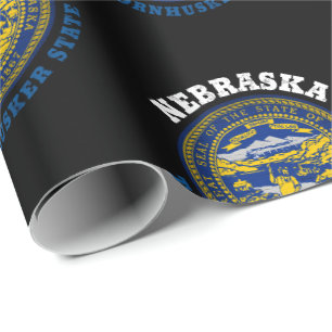 NEBRASKA CORNHUSKER STAAT FLAG GESCHENKPAPIER
