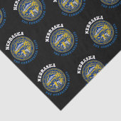 NEBRASKA CORNHUSKER STAAT FLAG SEIDENPAPIER (Ausschnitt)