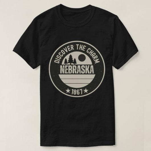 Nebraska Cornhusker Staat Geschenk T-Shirt (Design vorne)