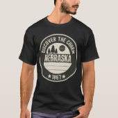 Nebraska Cornhusker Staat Geschenk T-Shirt (Vorderseite)