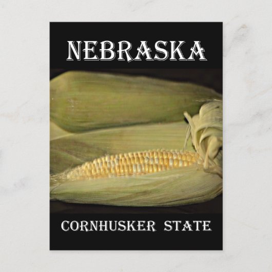 Nebraska Cornhusker Staat Postkarte (Vorderseite)