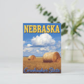 Nebraska Cornhusker-Staat Postkarte (Stehend Vorderseite)