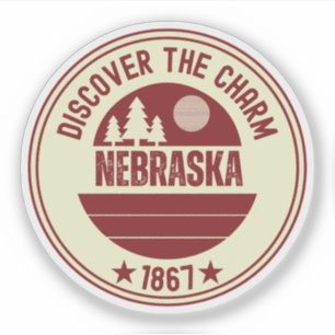 Nebraska Cornhusker State Geschenk Aufkleber
