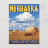 Nebraska Cornhusker State Postkarte (Vorderseite)