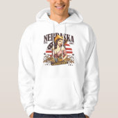 Nebraska Der Cornhusker-Staat Hoodie (Vorderseite)