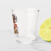 Nebraska Der Cornhusker-Staat Schnapsglas (Rechts)