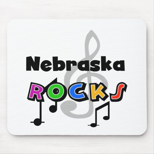 Nebraska-Felsen Mousepad (Vorne)