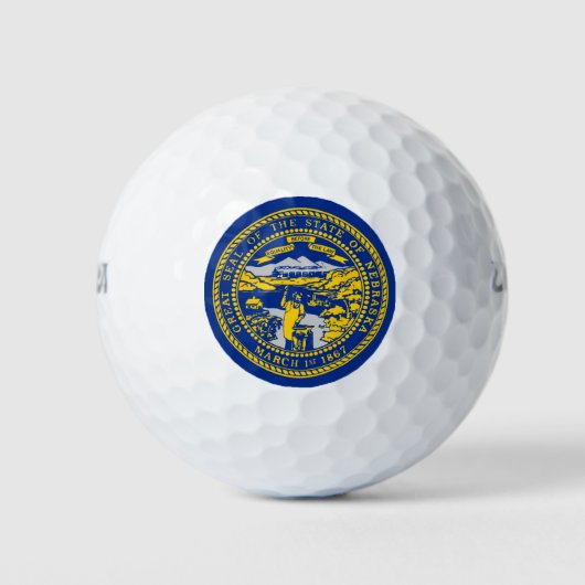 NEBRASKA FLAG GOLFBALL (Vorderseite)