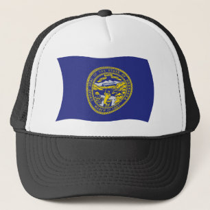 Nebraska Flag Hat Truckerkappe