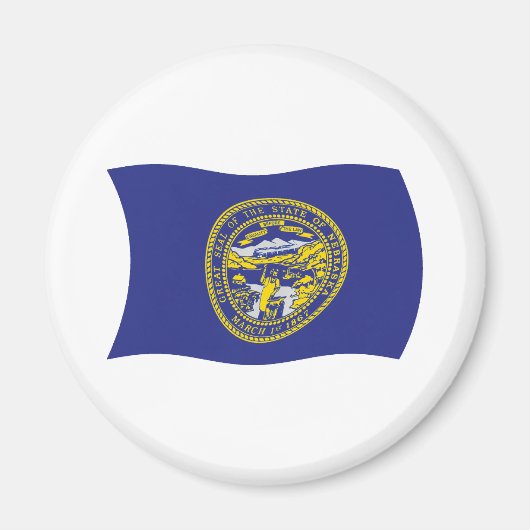 Nebraska Flag Magnet (Vorne)