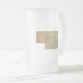 Nebraska Flag Map City Tasse (VorderseiteRechts)