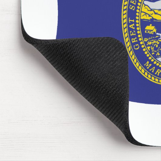 Nebraska Flag Mousepad (Ecke)