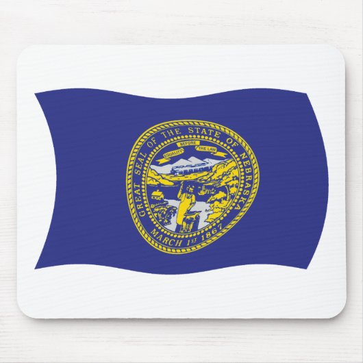 Nebraska Flag Mousepad (Vorne)