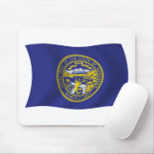 Nebraska Flag Mousepad (Mit Mouse)